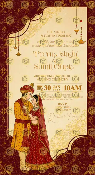 Best Traditional Hindu Invite Card